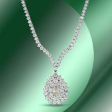 18K Gold 14.75cts Diamond Necklace