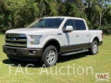 2016 Ford F150 Lariat Crew Cab Pickup Truck