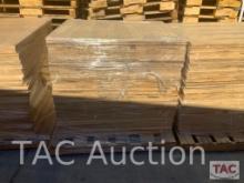 69 Sheets of 55 5/8 X 55 5/8 X 3/16 Inch Plywood