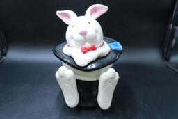 Rabbit in The Hat Cookie Jar