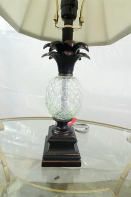 Glass Pineapple Lamp
