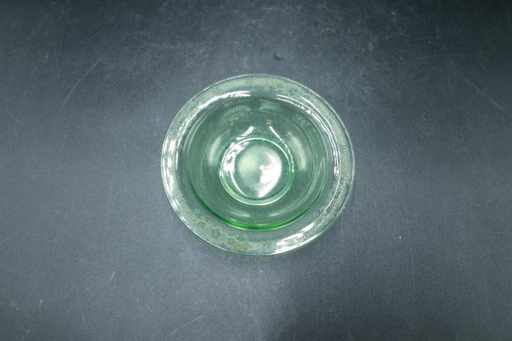 Green Depression Glass Bowl