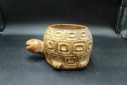 Pottery Turtle Planter