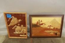 2 Wooden Pictures