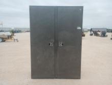 Unused 2 Door Storage Cabinet