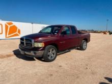 Dodge 1500 Pickup VIN# 05545