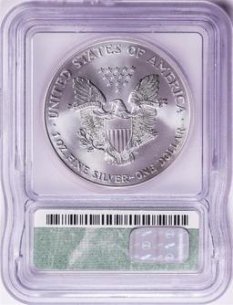 2000 $1 American Silver Eagle Coin ICG MS70