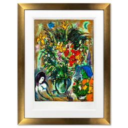 Chagall (1887-1985) "L'offrande" Limited Edition Serigraph on Paper