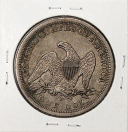 1860-O $1 Seated Liberty Silver Dollar Coin