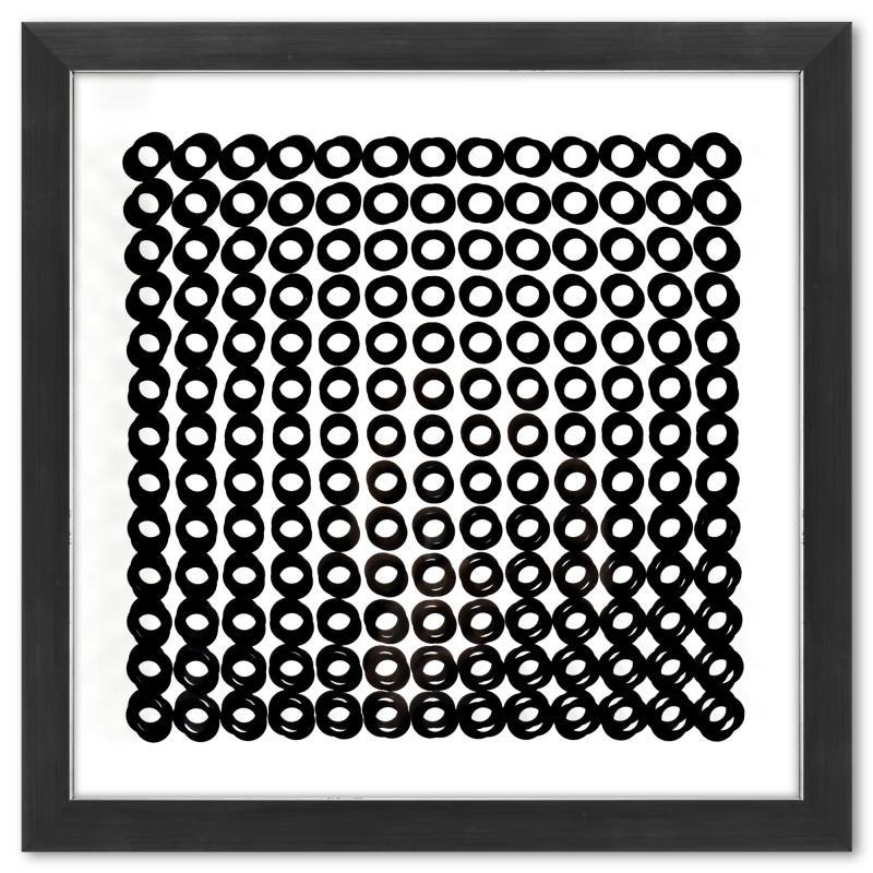 Victor Vasarely (1908-1997) Print Mixed Media On Board