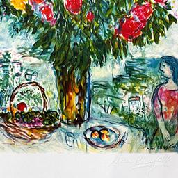 Chagall (1887-1985) "Le Grand Bouquet" Limited Edition Lithograph on Paper