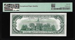 1977 $100 Federal Reserve Note Boston Fr.2168-A PMG Gem Uncirculated 66EPQ
