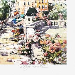 Marilyn Simandle "Paris View" Limited Edition Serigraph on Paper