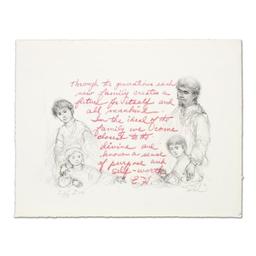 Edna Hibel (1917-2014) "The Family Suite Edition I" Limited Edition Lithograph