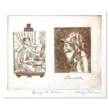 George Crionas (1925-2004) "Homage to Renoir" Limited Edition Etching on Paper