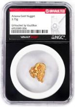 3.75 Gram Arizona Gold Nugget NGC Vaultbox Unvaulted