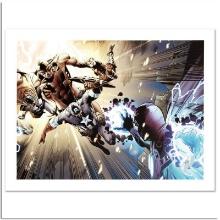 Stan Lee "Captain America: Man Out Of Time #5" Limited Edition Giclee on Canvas