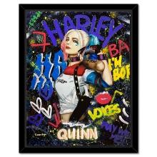 Rovenskaya "Harley Quinn is Here" Original Mixed Media on Paper