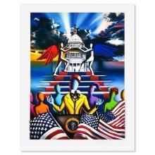 Mark Kostabi "The Dawn is Ours" Limited Edition Giclee on Paper
