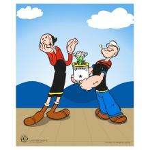 Popeye "Popeye Spinach" Limited Edition Poster On Rice Paper