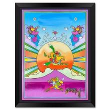 Peter Max "The Young" Original Mixed Media on Paper