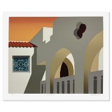 William Schlesinger (1915-2011) "Patio Del Sol" Limited Edition Serigraph on Paper