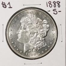 1888-S $1 Morgan Silver Dollar Coin