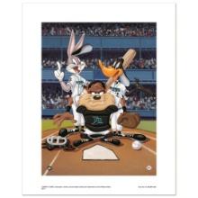 Looney Tunes "At the Plate (Devil Rays)" Limited Edition Giclee on Paper