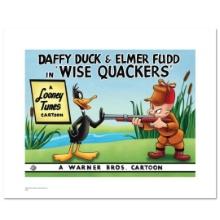 Looney Tunes "Wise Quackers - Gun" Limited Edition Giclee on Paper