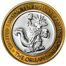 .999 Silver The Orleans Hotel & Casino Las Vegas, NV $10 Casino Token Limited Edition