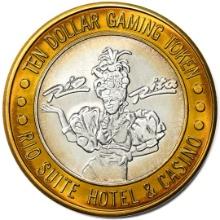 .999 Silver Rio Suite Hotel & Casino Las Vegas, NV $10 Limited Edition Gaming Token