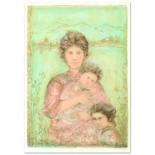 Edna Hibel (1917-2014) "Tatyana's Family" Limited Edition Lithograph on Paper