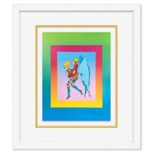Peter Max "Tip Toe Floating on Blends" Limited Edition Lithograph on Paper