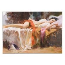 Pino (1939-2010) "Restless Beauty" Limited Edition Giclee On Canvas