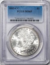 1883-CC $1 Morgan Silver Dollar Coin PCGS MS65