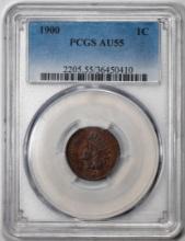 1900 Indian Cent Coin PCGS AU55
