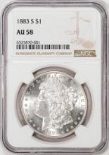 1883-S $1 Morgan Silver Dollar Coin NGC AU58