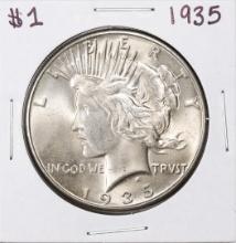 1935 $1 Peace Silver Dollar Coin