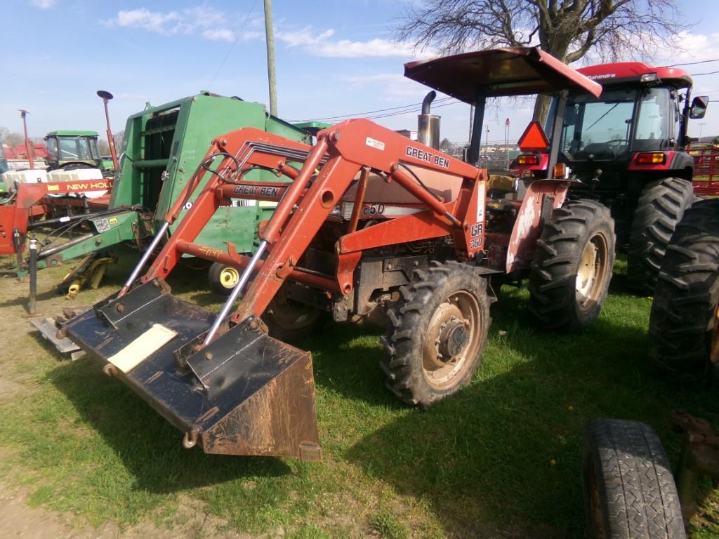 Case IH C-50 Tractor with Great Bend 300 Loader, 4 WD, NOT RUNNING-NEEDS WO