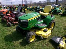 John Deere X758, 4x4, 60'' Deck s/n 00254x, Yanmar Motor, Dsl. 812 Hours (4