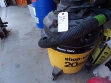Shop Vac, 20 Gallon, Wet/Dry Vacuum, WasUsed To Clan Out Water Softner