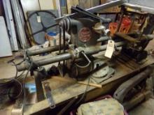ShopSmith Machine, Set as Lathe, Has Circ. Saw and Arbor and Jigsaw With Mi