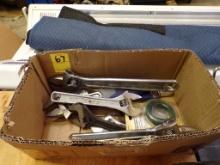 Box Of Adjustable Wrenches, 6'', 8'', 10'', 12''