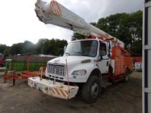 2008 Freightliner Business Class M2 Utility Truck with Altec AM55 Boom, Mer