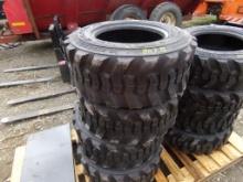 (4) New ''Fore Runner'' 12-16.5 Skid Steer Tires, Unmounted (4x Bid Price)