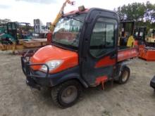 Kubota RTV1100 Dl.4x4 Utility Vehicle, 1352 Hours, Power Dump, Full Cab, Ri