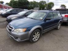 2008 Subaru Outback, 2.5i, Blue, 221,341 Miles, VIN#: 4S4BP61C887360910, CH