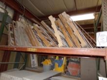 Large Group Of Wood Frame Molds On Top Shelf (Front Garage)