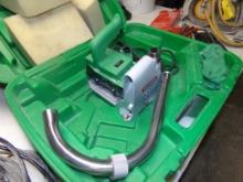 Leister Hand Groover in Green Case, Like New (Production Shop)