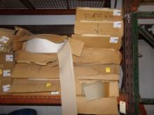 (10) Boxes of Vinyl Toe/Baseboard, (6) Boxes ''Toast'', (4) Boxes ''Beige''